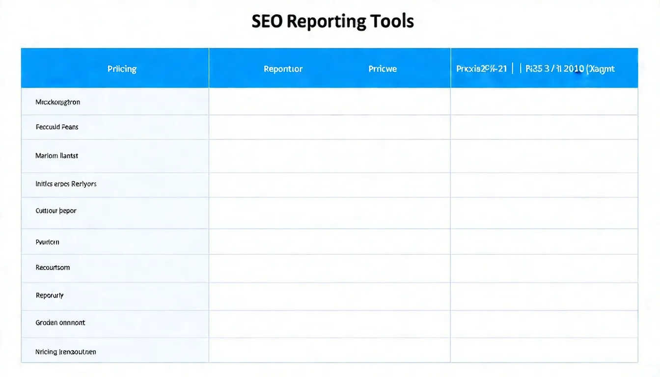 SEO 報告工具生態圖，展示 Looker Studio、Databox、AgencyAnalytics 等報告工具的功能比較