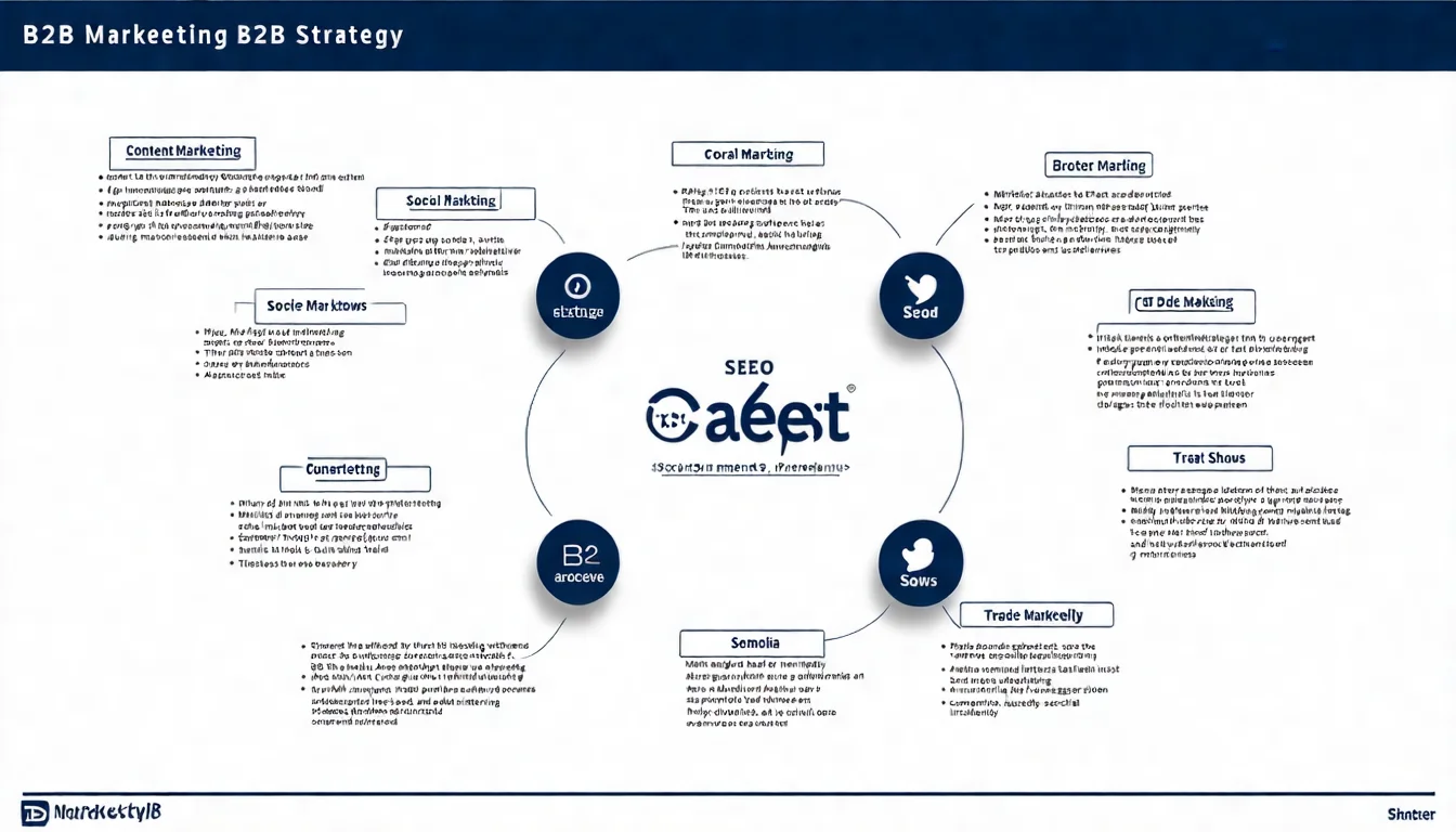 B2B 內容行銷漏斗圖，展示知識文章、案例研究、白皮書如何引導潛在客戶轉換