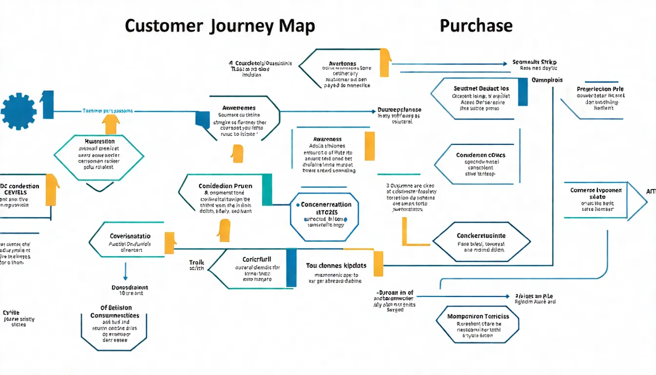 B2C 購買決策流程圖，展示消費者從發現需求到購買決策的快速過程