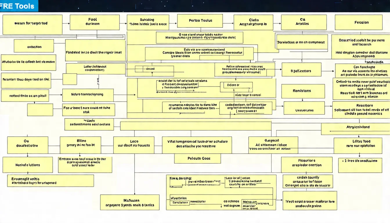 免費關鍵字工具總覽圖，以圖示方式呈現本文介紹的 10 款工具，包含 Google 官方工具和第三方服務