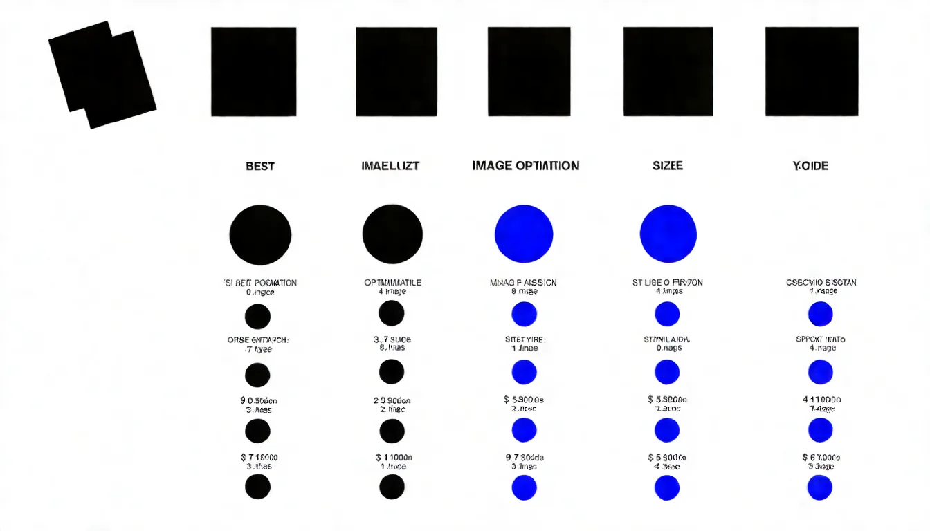 Google 商家檔案照片類型示意圖，展示標誌、封面、外觀、內部、團隊、產品等必備照片類型及數量建議