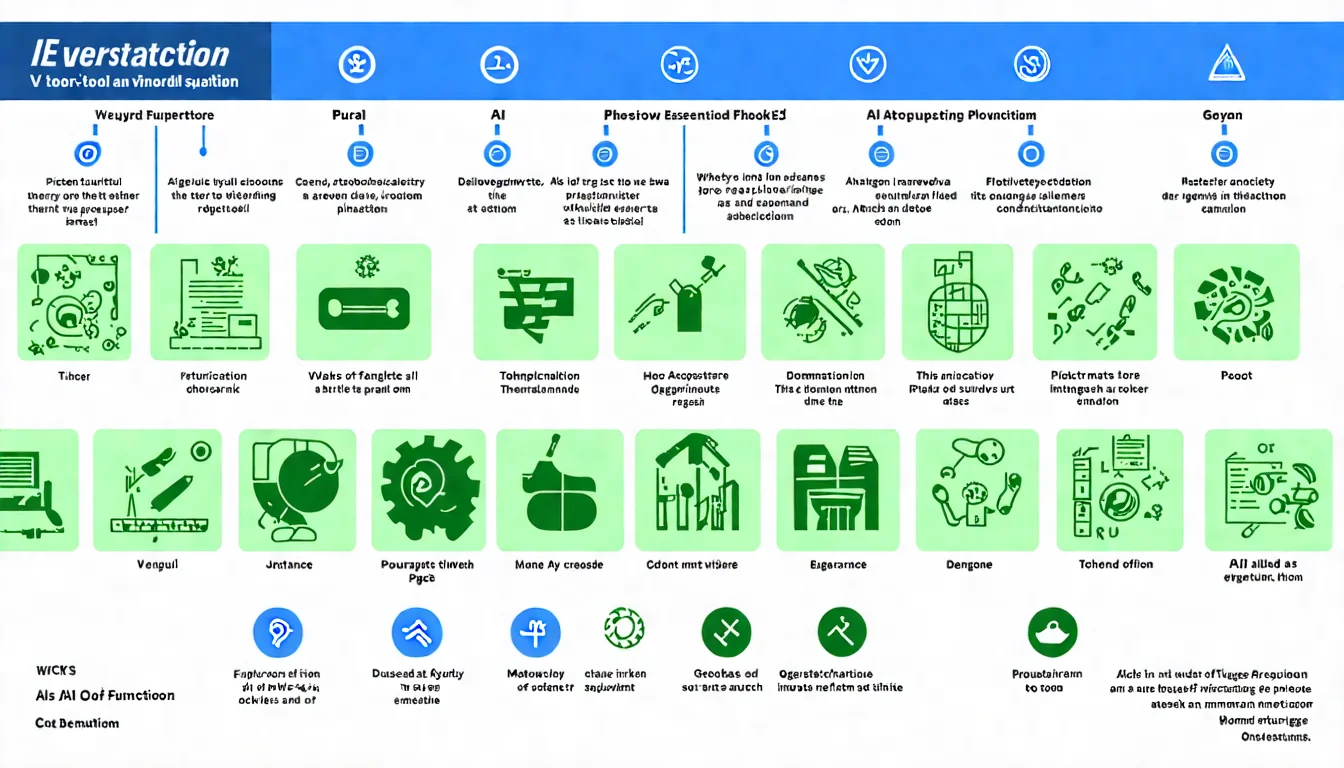 AI SEO 工具完整生態系統圖，將文章提到的各類 AI 工具（ChatGPT、Claude、Jasper、Surfer SEO、Clearscope、MarketMuse）以類別分組呈現，顯示各工具的功能定位