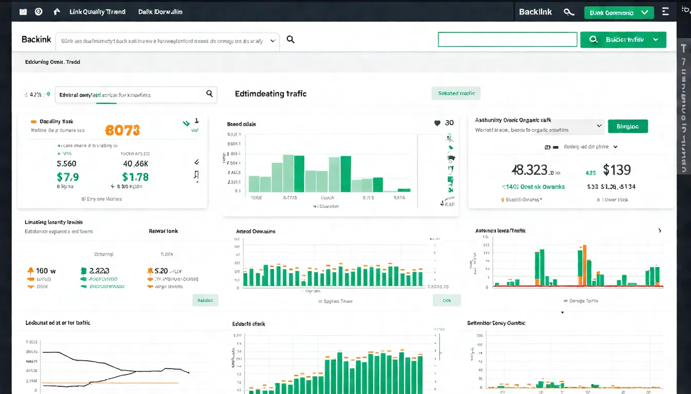 Ahrefs Site Explorer 介面截圖，顯示網站反向連結分析報告，包含連結數量趨勢圖、referring domains、organic traffic 等關鍵指標